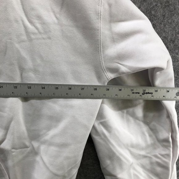 NWT Bronx Express Plain White Hoodie Sweatshirt Unisex Size 4XL DIY Thick - Picture 9 of 11